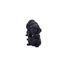Nemesis Now Three Wise Labradors, Black, 8.5cm,B5881V2