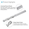 CoCud Solid Carbide Drill Bits, 4.3mm Diameter, K35 Tungsten Carbide