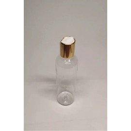 Meliars Botella Pet 120 Ml Jefferson Con Disctop Dorado R20- 100 Pzs