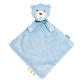 Chicco Game Maxi Doudou Plush Toy Made of Soft Velvet in the Shape of a Teddy Bear with Classic and New Age Music, Baby Plush, Soft to Cuddle, Baby Toy 0+ Months, Light Blue