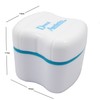Denture Bath - Storage Container for Soaking Dentures, Retainers &