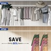 DAMITA Skirt Pants Hangers with Clips Space Saving Hanging Closet