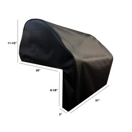 Windproof Covers 30 inch Heavy Duty Premium Vinyl Grill Cover to fit AOG Built-in Grill