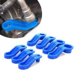 Fluher 7 PCS Car Transmission Oil Cooler Pipe Quick Disassembly Tool, Fuel Line Disconnect Disassembler, 1/4 5/16 3/8 1/2 5/8 3/4 7/8 Inch Tool Set, Universal for Car Repair Accessories (Blue)