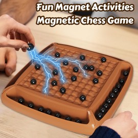 Magnet Chess Game, Family Board Games for Kids and Adults, 2-4 Players (28pcs)