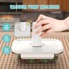 Domsanistor Vacuum Seal Glass Food Storage Containers, 6pcs Containerswith 10pcs