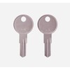 E15 Pair of 2 Replacement Keys for Locks with E15