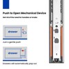 LONTAN 5 Pairs Push to Open Soft Close Drawer Slides