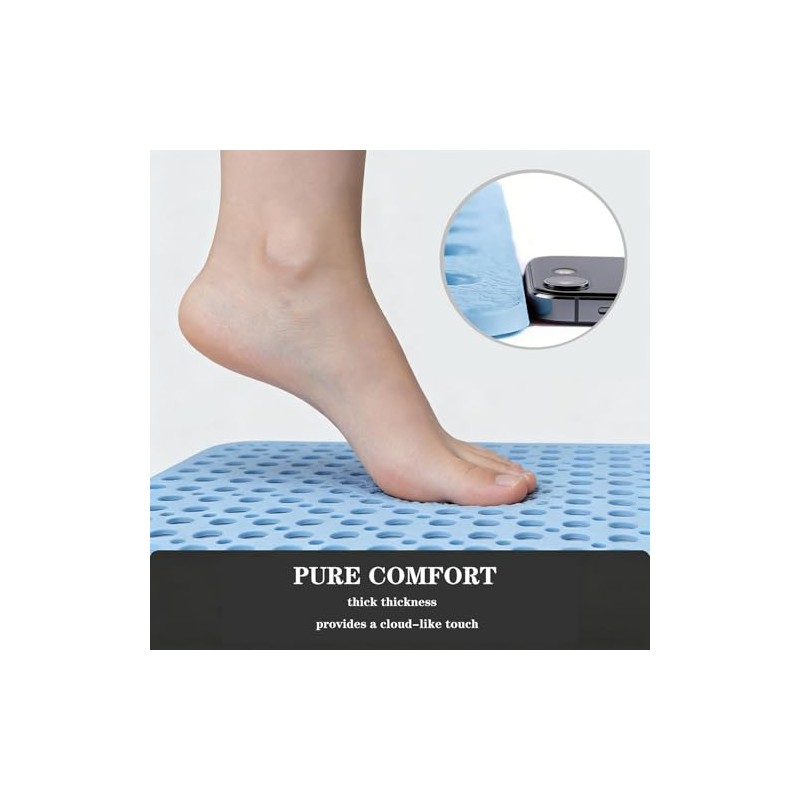 Extra Soft Non-Slip Bathtub Mat for Kids - Machine Washable
