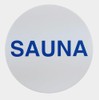Aluminum Plate [Sauna] Sign/Water Resistant Outdoor Use