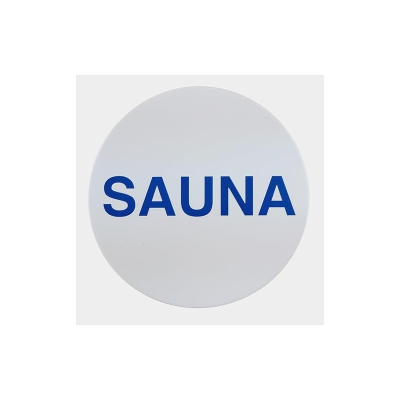 Aluminum Plate [Sauna] Sign/Water Resistant Outdoor Use