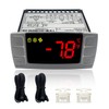 XR06CX-4N1F1 Controlador de temperatura con sonda de sensor de temperatura NTC compatible con termostato de temperatura Dixell XR06CX-4N1F1 apto para refrigeradores/congelador comerciales de 120 V 50