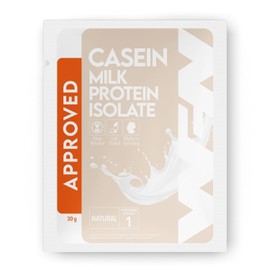 WFN Approved Casein Proteinpulver - Neutral - 30 g Probe-Packung (1 Sachet)