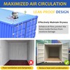 8 Inch Shipping Container Roof Vent Adapter, Corrugated Roof Vent