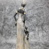 Lifestyle & More Modern Sculpture Figurine Woman African Woman Gold/Brown
