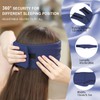 LC-dolida Sleep Mask with Bluetooth Headphones, Soft Ice Silk Sleep