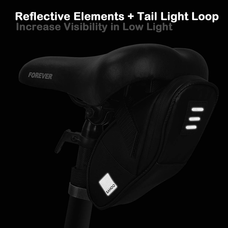 SAHOO Saddle Bag - Size: 14x12x10cm - Capacity:0.5L - Material:600D