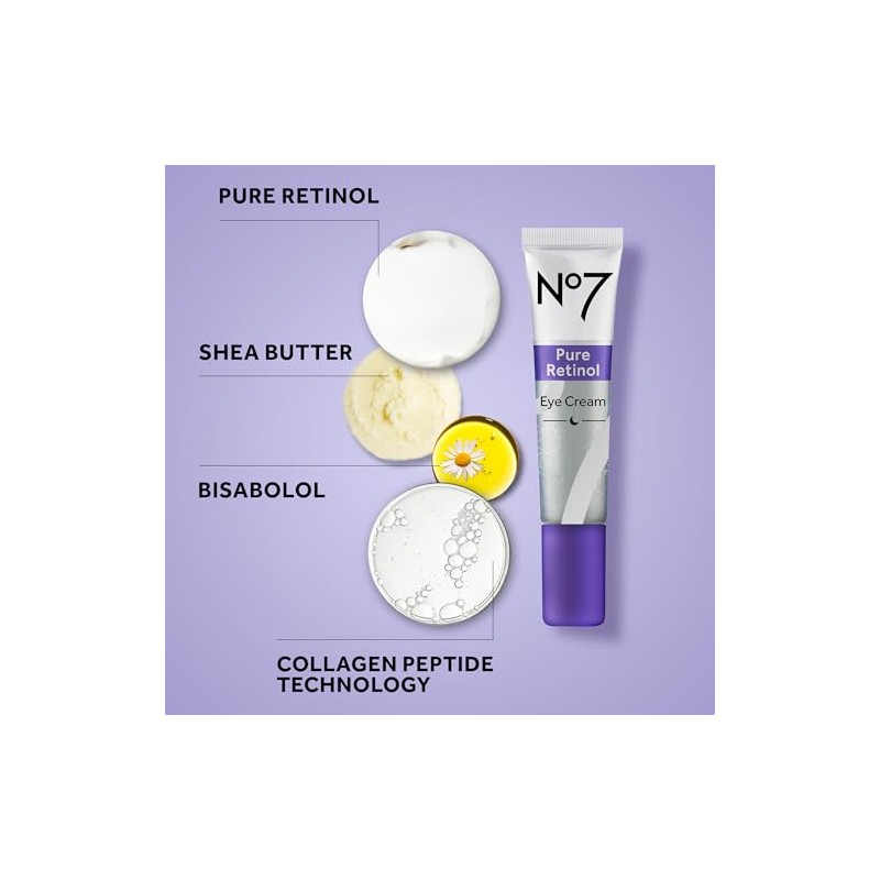No7 Pure Retinol Eye Cream for Wrinkles & Puffiness