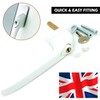 2 Heather UK White Upvc Replacement Window Handles Double Glazing