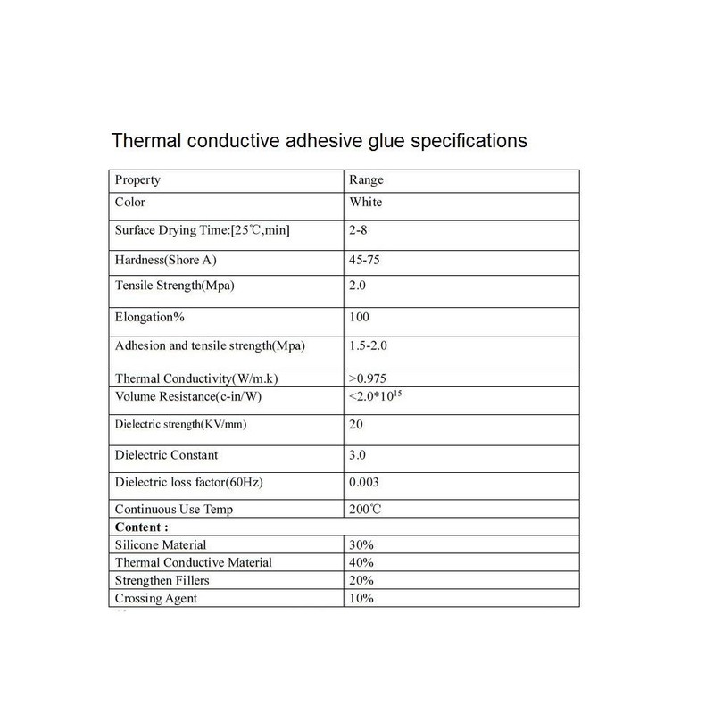 Easycargo Thermal Glue, High Performance Silicone Thermal Conductive Adhesive Glue,