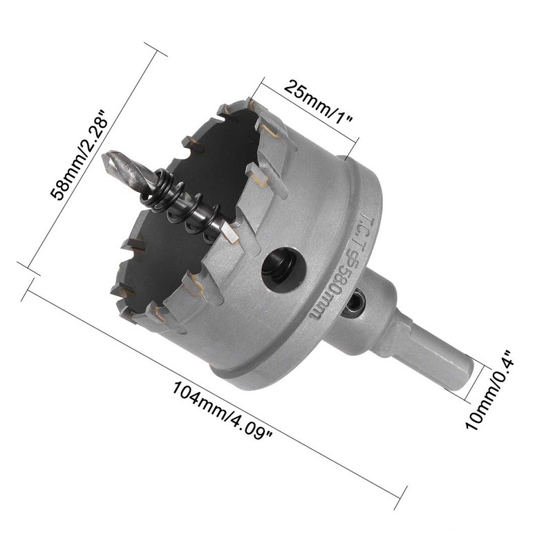 sourcing map Carbide Hole Cutter, Hole Saws for 5 mm