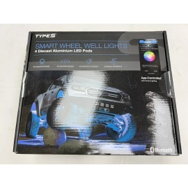 TypeS LM58257 Smart Wheel Well Light 4 Diecast Aluminum LED Pods BRAND NEW