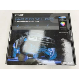 TypeS LM58257 Smart Wheel Well Light 4 Diecast Aluminum LED Pods BRAND NEW
