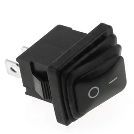 AXLIZER Waterproof Rocker Toggle Switch Waterproof Rocker Switch, Black