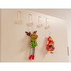 SOMA Door Hooks Transparent 14 mm Set of 10 for