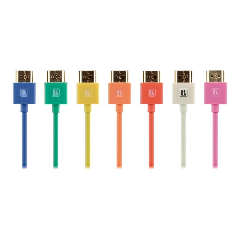 C-HM/HM/PICOWH10 Ultra Slim HDMI Cable 4k High Speed With Ethernet