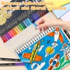Dual Brush Pen Set, Pens Felt Pens Children 24 Colours