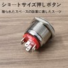 Kiligen 20A/12-24V Blue LED 19mm Momentary Stainless Steel Push Button