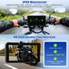 CAMECHO 6 Inch Wireless Motorcycle Carplay Android Car, IP68 Waterproof