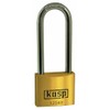 Kasp 125 K12540L63D Brass Padlock, Gold, 40 x 63 mm