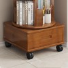 360°Rotating End Table 2 Tiers Children's Bookshelf Large Capacity Reading