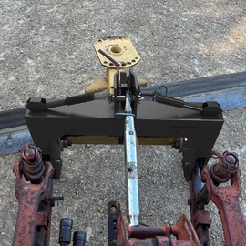 YINTATECH 3000lbs Heavy-Duty 3 Point Quick Hitch,3 Point Hitch Fits for Tractor Cat 1 with 2" Receiver, Black