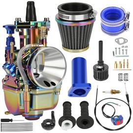 PWK 28mm Carburetor Carb Throttle Assembly Kit Replacement for Predator 212cc 224cc 196cc 6.5hp Coleman CT200U CT200U-EX BT200X Baja Warrior MB200 Axis M200 Mini Bike KT196 Go Kart GX160 Parts