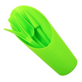 Namvo 4pcs Seedling Transplanting Tool Set–Mini Gardening Shovel,Seedling Remover,Hole Puncher,Bucket for Vegetables,Flowers,Succulents–Perfect for Gardens,Balconies,and Yards