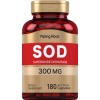 Piping Rock SOD Superoxide Dismutase | 300 mg | 180