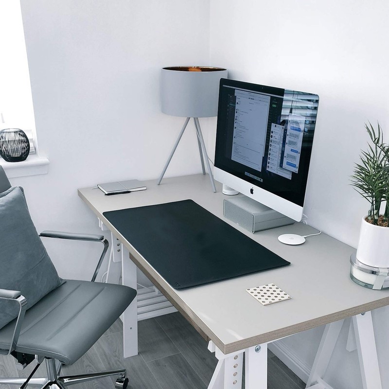 Emuca - Set of Roller-Bearing Runners for underdesk keyword Platform/Shelf/Drawer,