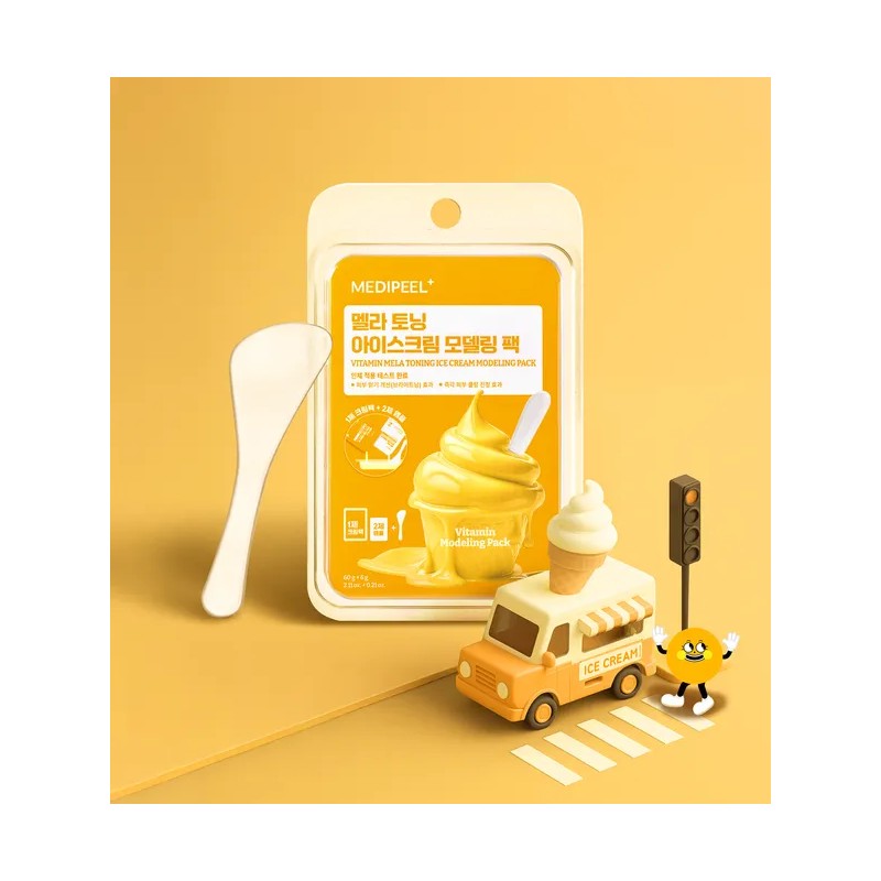 메디필 MEDIPEEL Vitamin Melatoning Ice Cream Modeling Pack 60g +