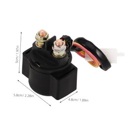 Alipis Starter Relay for Motorcycles and Scooters High Performance Electrical Power Relay Versatile Compatibility for Various Brands and Models Reliable Stabilization for Efficient