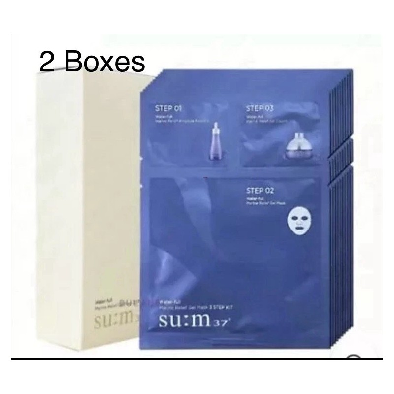 Sum37 SU:M37 Water Full Marine Relief Gel Mask 3 Step