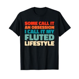 Retro Flute Fluter Woodwind - Vintage Flutist T-Shirt