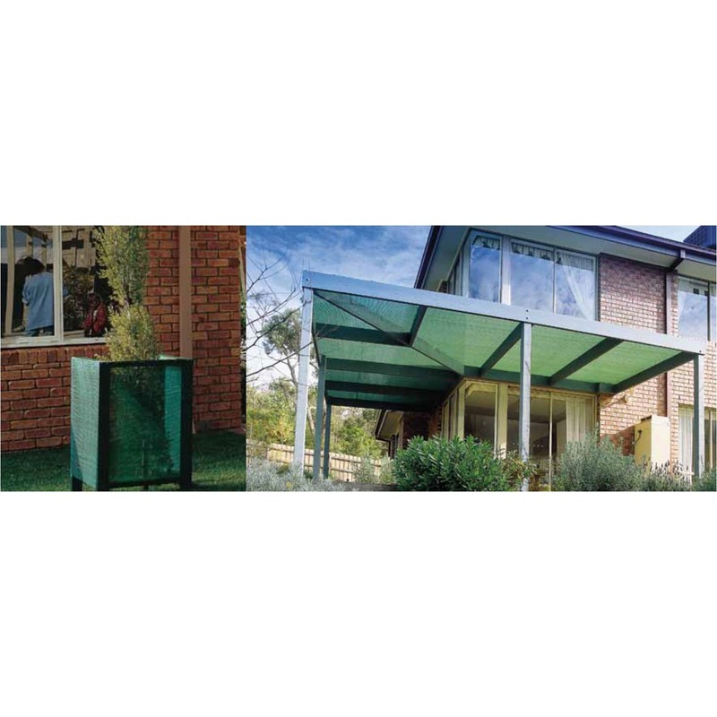 Coolaroo 302238 Shade Fabric, 6' x 15', Heritage Green