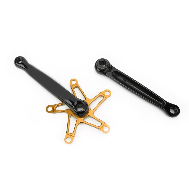 Bolany Folding Bicycle Square Hole Crank 130BCD Sprocket Single Disc