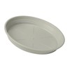 Emsa City Classic 517668 Coaster, Diameter 24 cm, Silk Grey