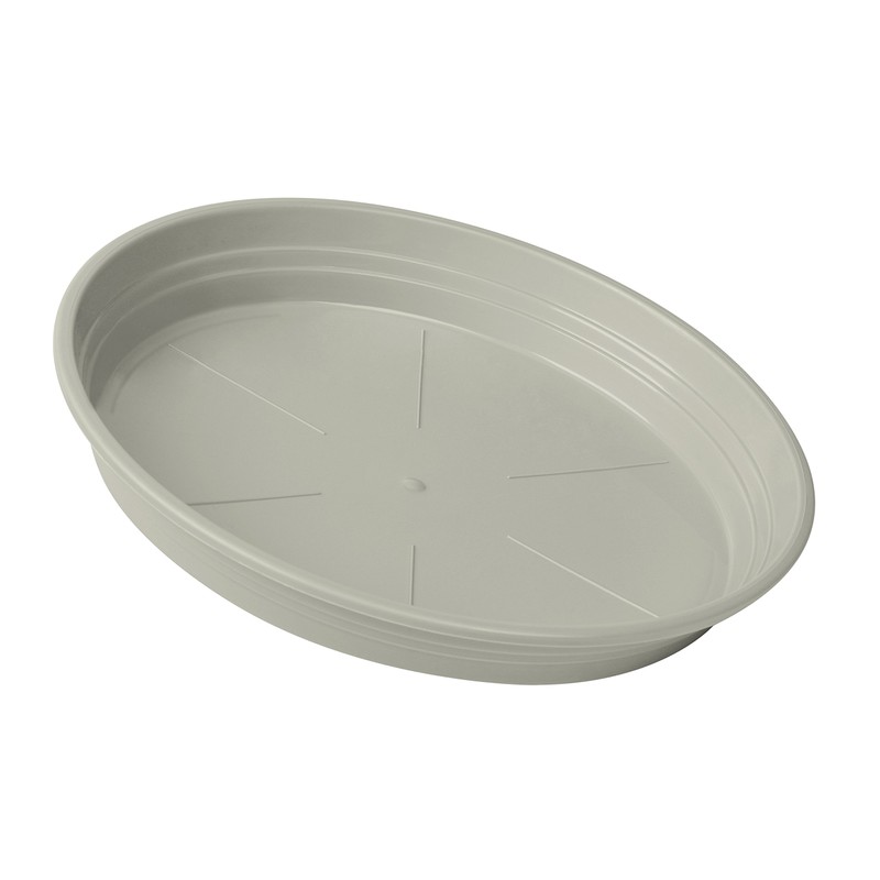 Emsa City Classic 517668 Coaster, Diameter 24 cm, Silk Grey