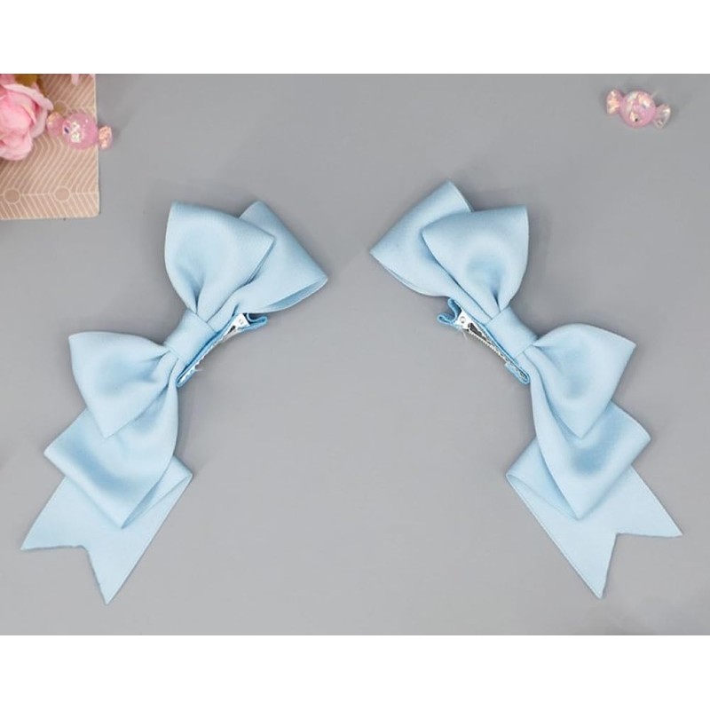Pyulibon Ribbon Design Barrette Set, Hair Clip, Sweet Loli Princess