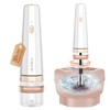 Portable Electric Makeup Brush Cleaner Machine with Foldable Silicone Cleaning